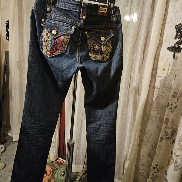 Coogi Dark Wash Flap Pocket Jeans NWT - Picture 5 of 5
